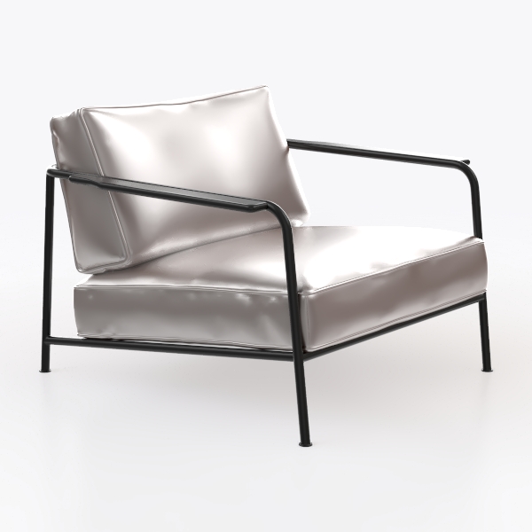 DUOMAY Mid-Century Modern Accent Chair, Soft