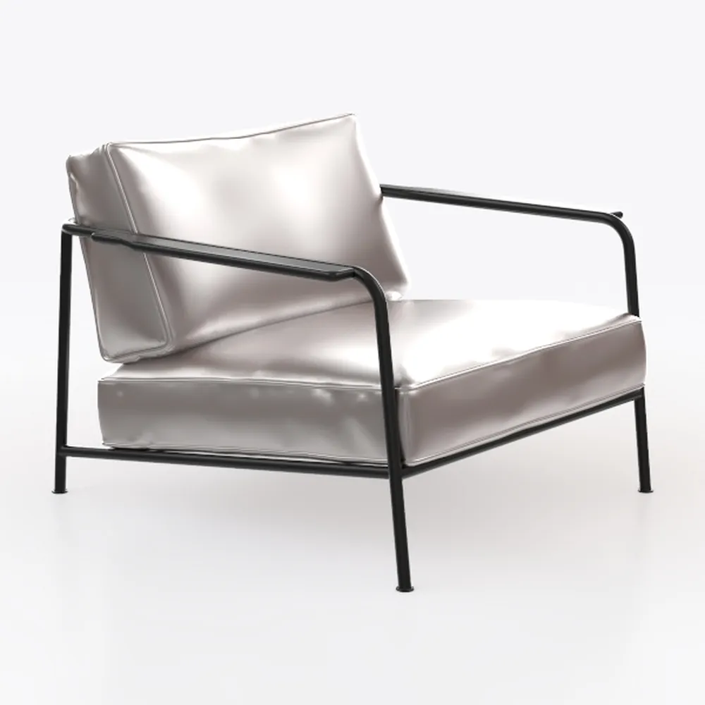 DUOMAY Mid-Century Modern Accent Chair, Soft