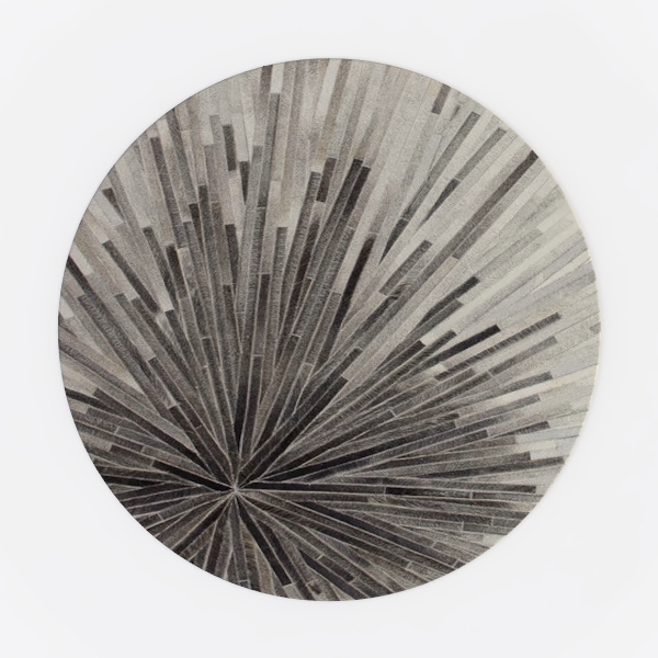 SAFAVIEH Adirondack Collection 4&#39; Round Grey