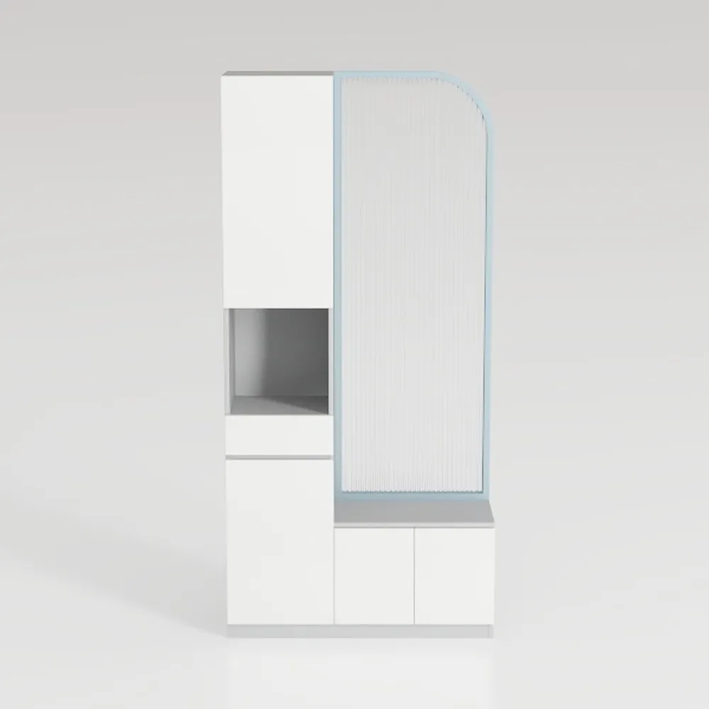 JOYSOURCE Clothes Closet, White Cabinet with