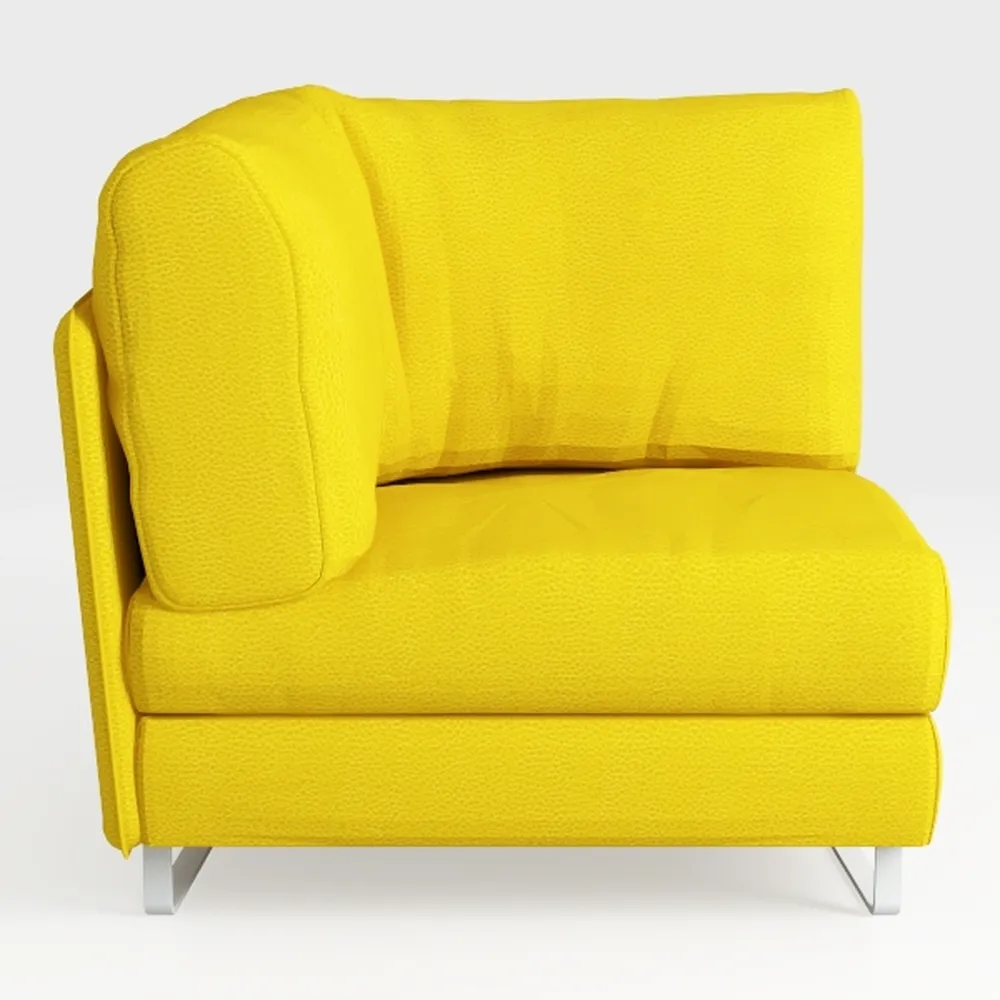 Lazy Floor Sofa, Modern Floor Lounge Chair with Ri