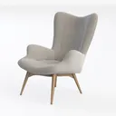 Roundhill Furniture Doarnin Contemporary Silky Vel Left 45 Degree View