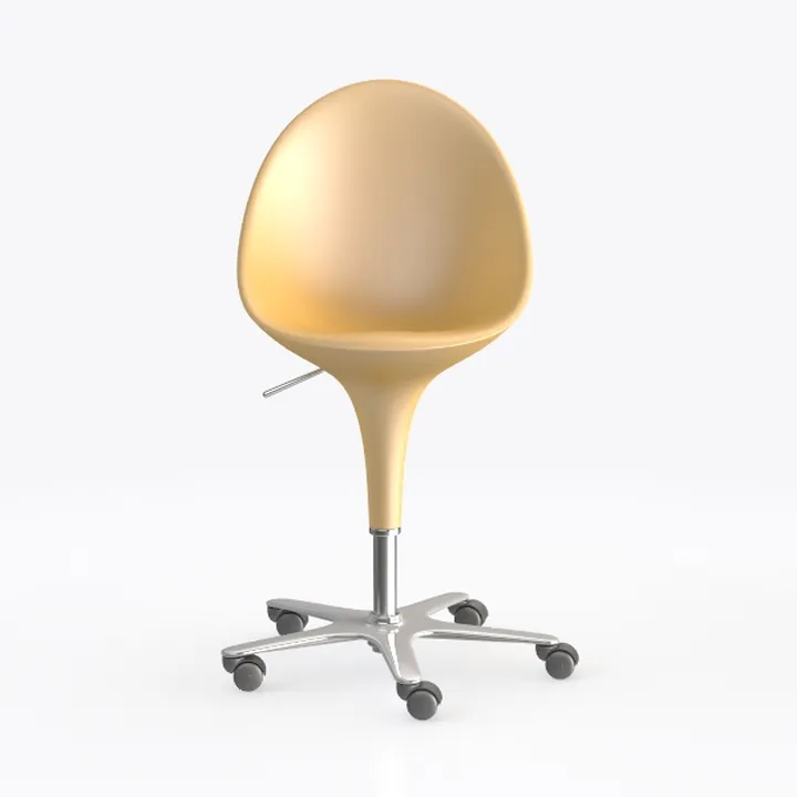 MAYAKOBA Dayton Rolling Bathroom Seat (Cappuccino)