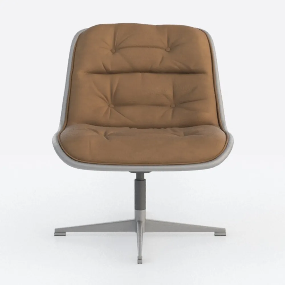 Yaheetech PU Leather Armless Task Office Chair