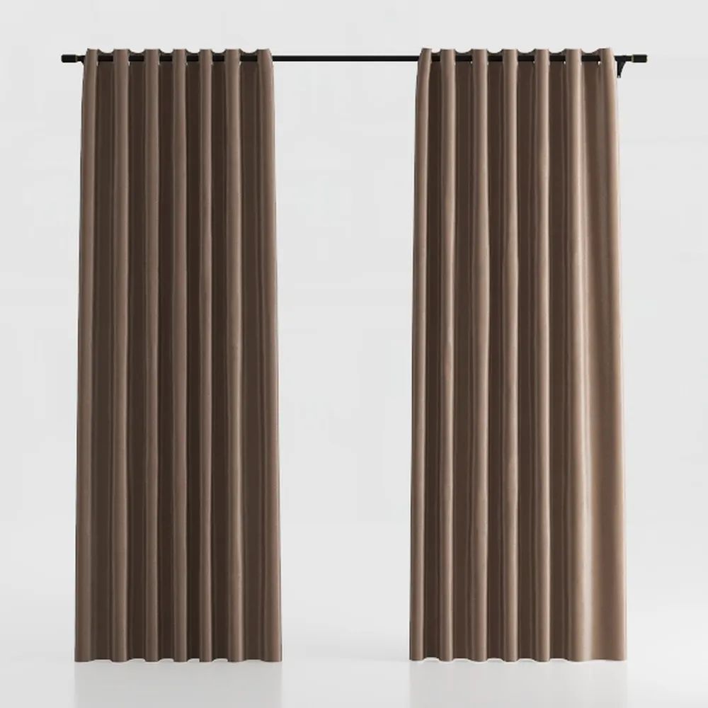 Airwill Natural Linen Blackout Curtains,Thermal