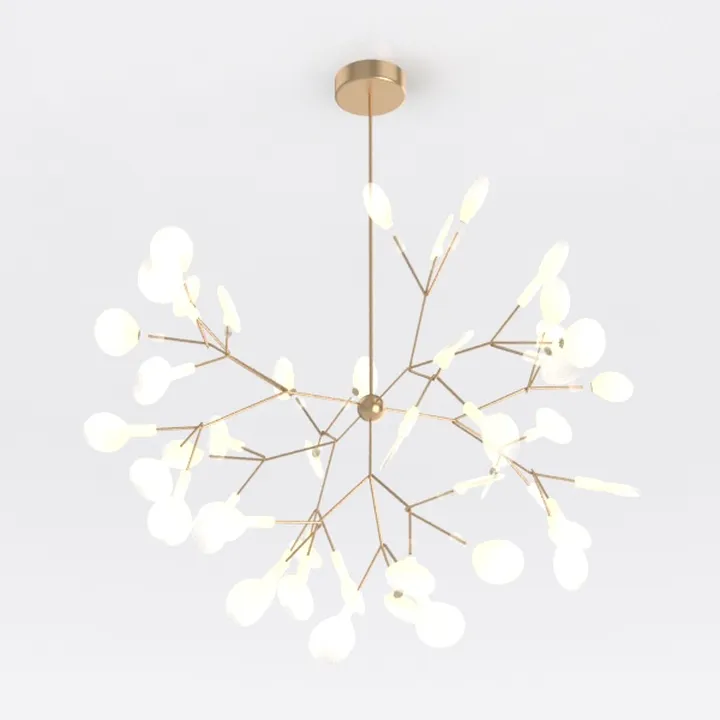 Dia 28 Inch, Modern Glass Chandeliers for Bedroom,