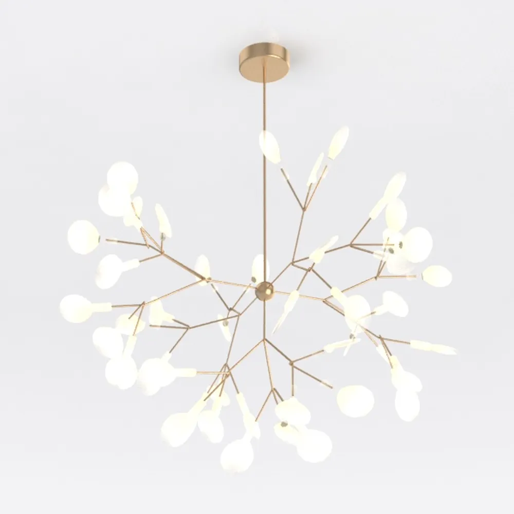 Dia 28 Inch, Modern Glass Chandeliers for Bedroom,