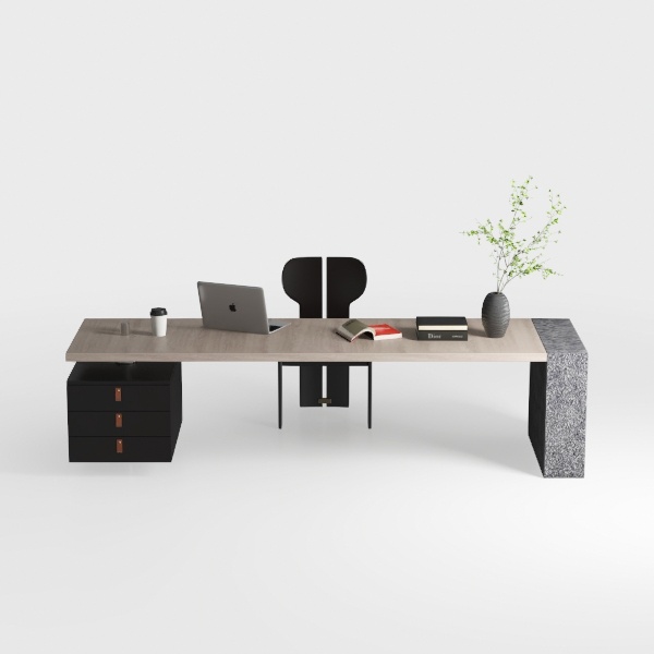 YTElantivo 71-Inch Modern Executive Office Desk, L