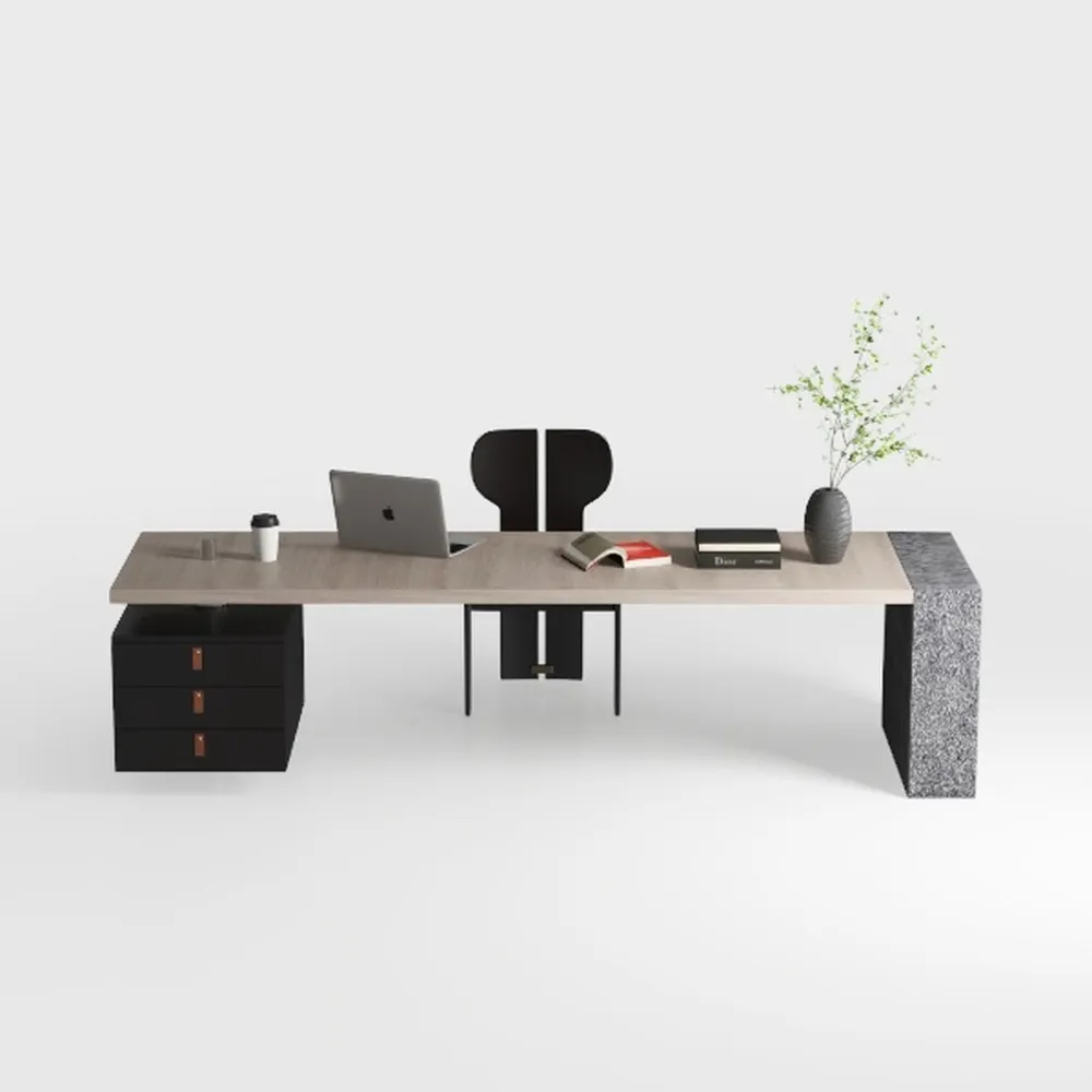 YTElantivo 71-Inch Modern Executive Office Desk, L