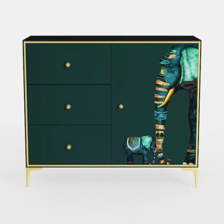RoyalCraft 3 Drawer Nightstand Set of 2, Large