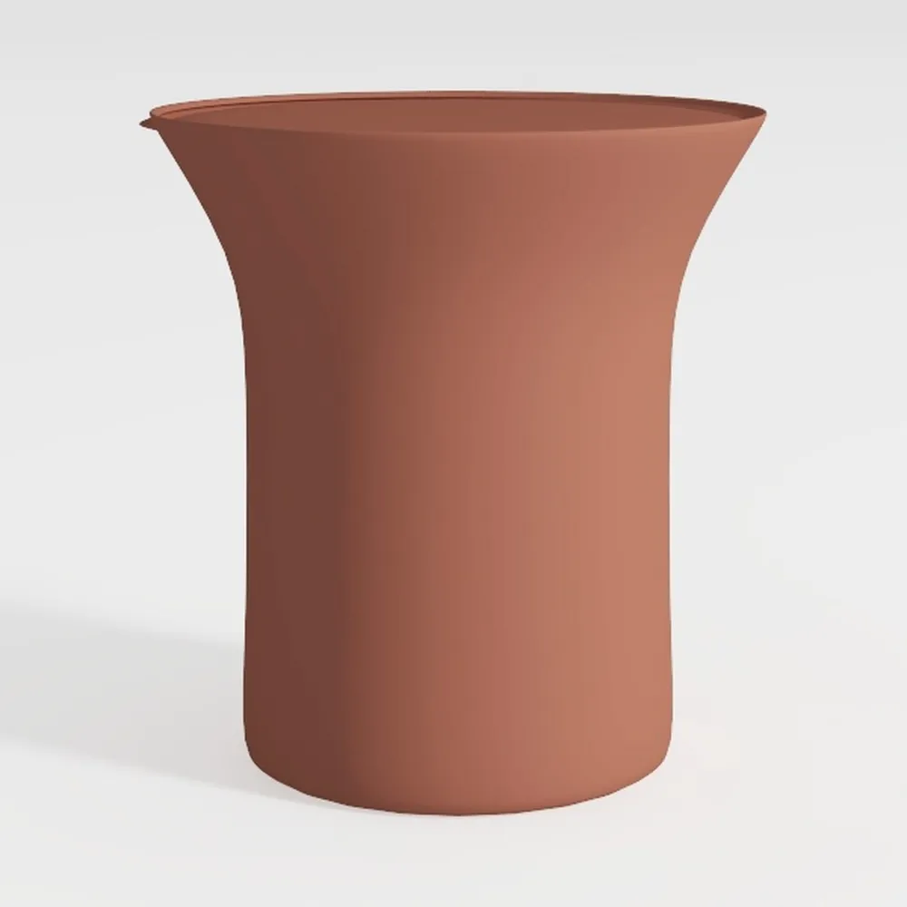 Wolkemer 4PCS 24x43 Inch Brown Round Cocktail