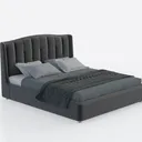 TREATLIFE HOME Tufted Bed in a Box with USB Chargi Right 45 Degree View