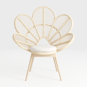 Baxton Studio Garan Modern Bohemian Natural Brown