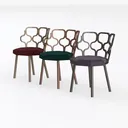 Giantex Beach Chairs Set of 6, Patio Folding Left 45 Degree View