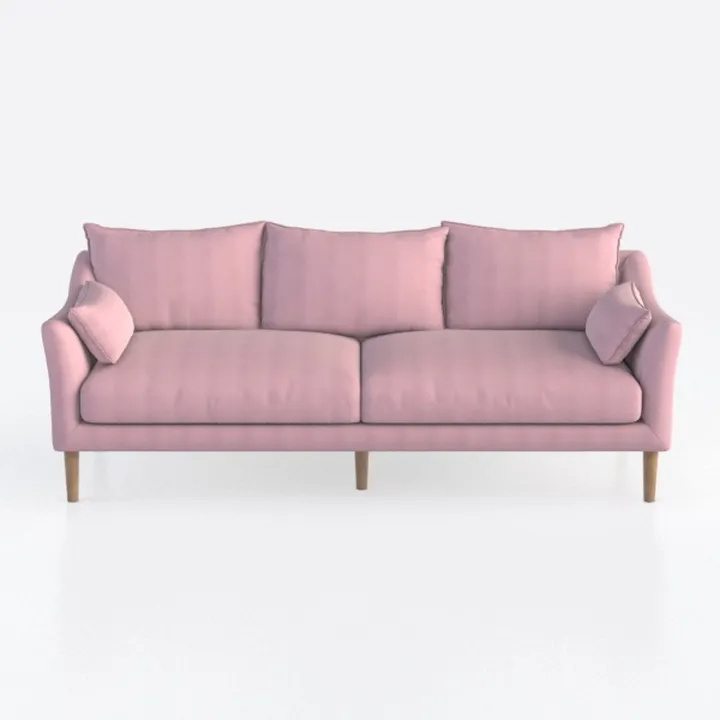 Glory Furniture Hollywood Velvet Sofa in Pink