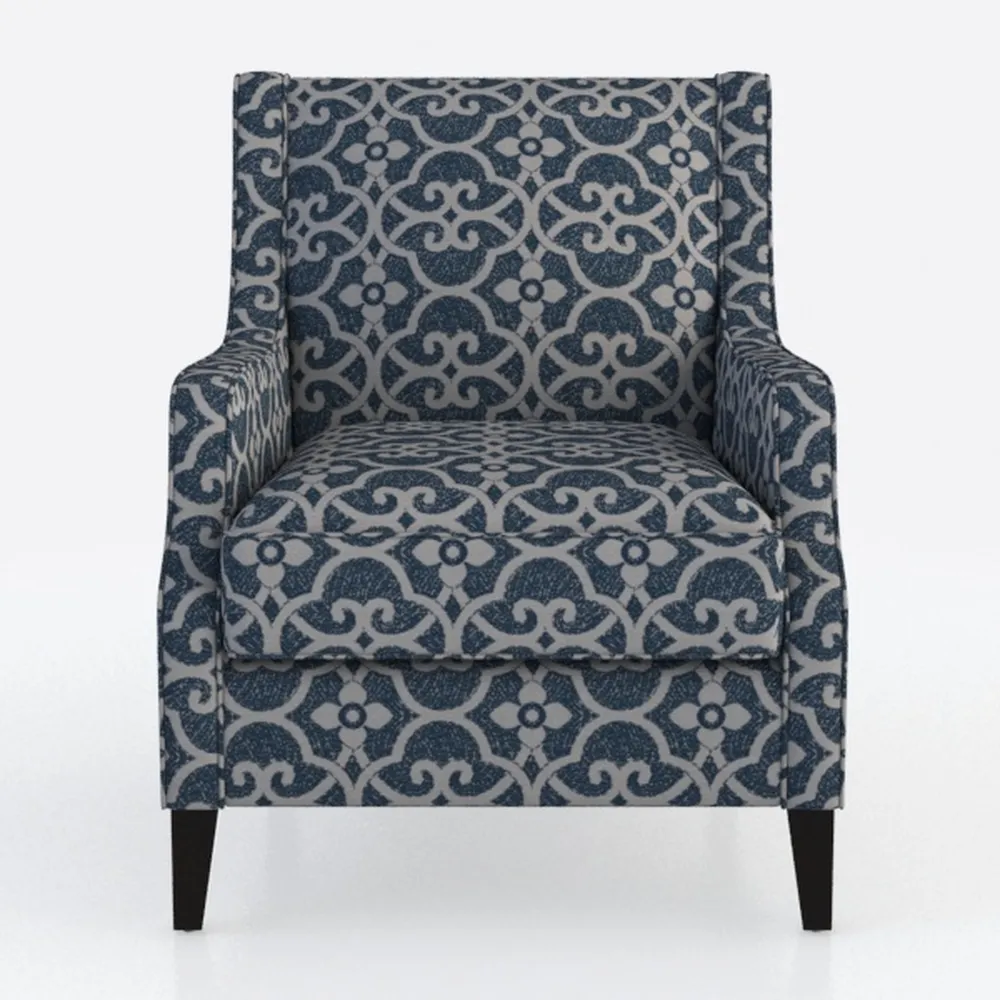 Mid Century Modern Accent Chair Wingback Living