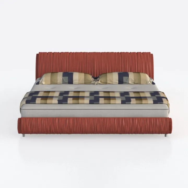 MAKLAINE Modern/Contemporary Cognac Vegan Faux Lea