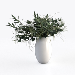 Mkono Fake Flowers in Vase 9 inches Artificial