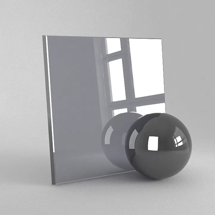 Semi-translucent High Gloss Acrylic 6