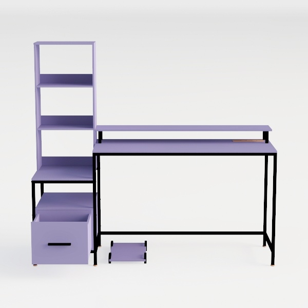 Rolanstar Computer Desk with File Drawer, 64&quot; L 