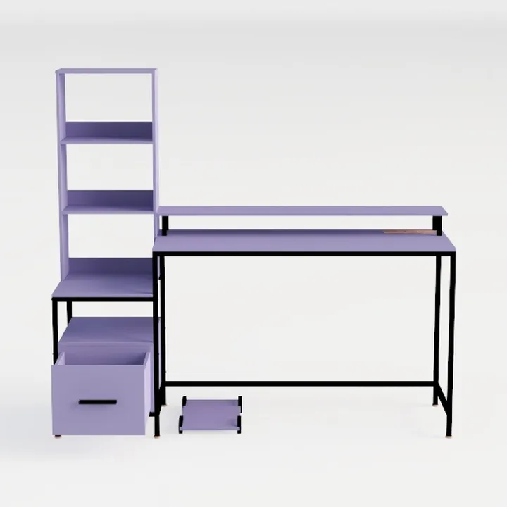 Rolanstar Computer Desk with File Drawer, 64" L 