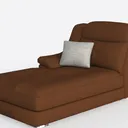 Furnemart Modern L Shape Sectional Sofa with Chais Left 45 Degree View
