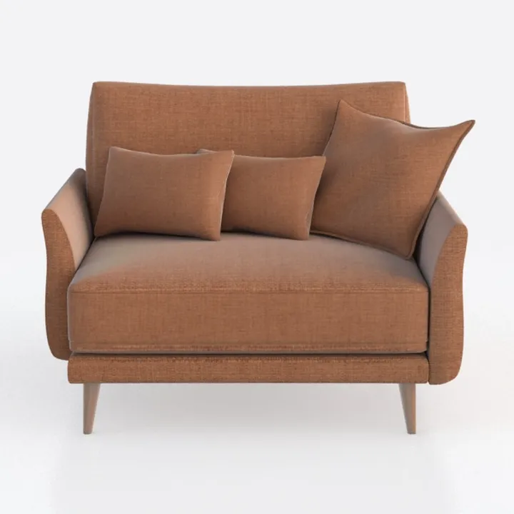 Tbfit Loveseat, Faux Leather Sofa, Couches for