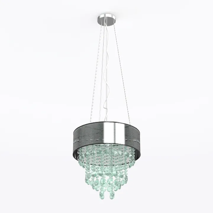 Antique Milk Glass Ceiling Light Fixture - 15 Inch