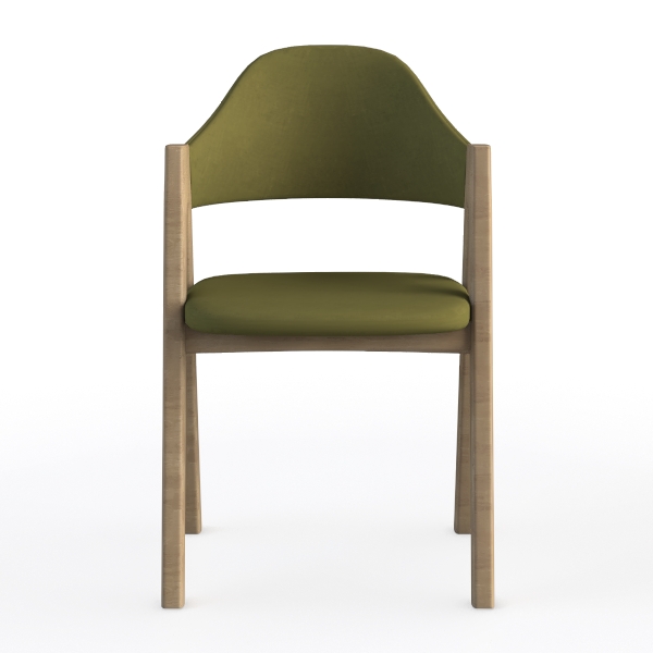 Green Dining Chairs Set of 6 Wood Farmhouse Dining