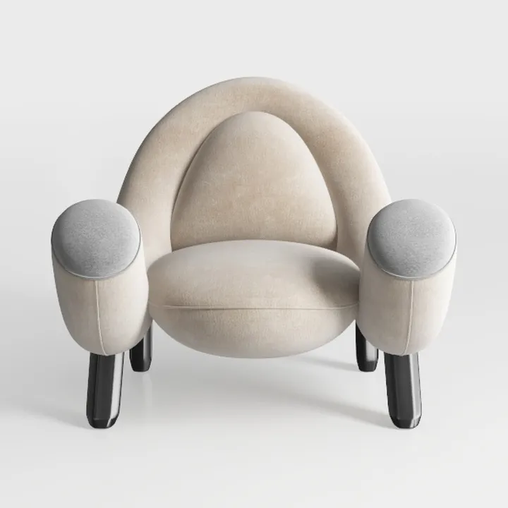 Creative Elephant Leg Chair, Single Leisure Sofa C