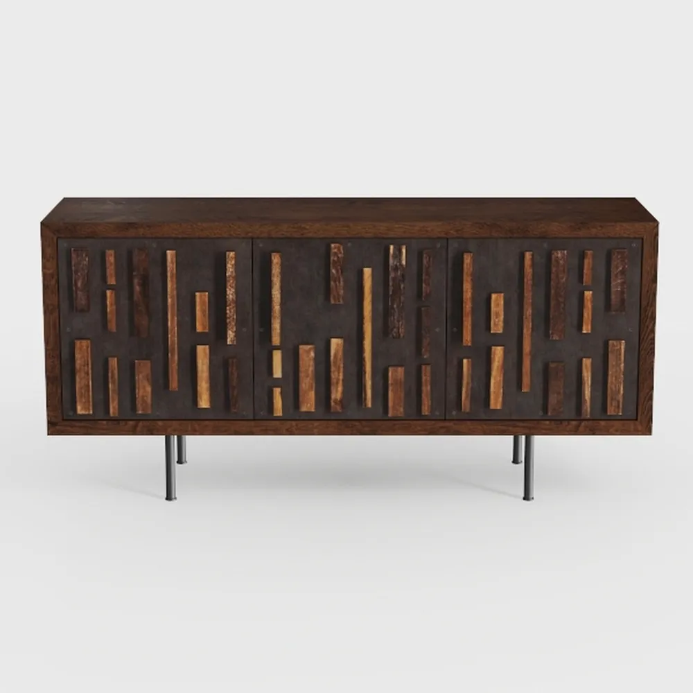 60" Mid Century Modern Sideboard Buffet with
