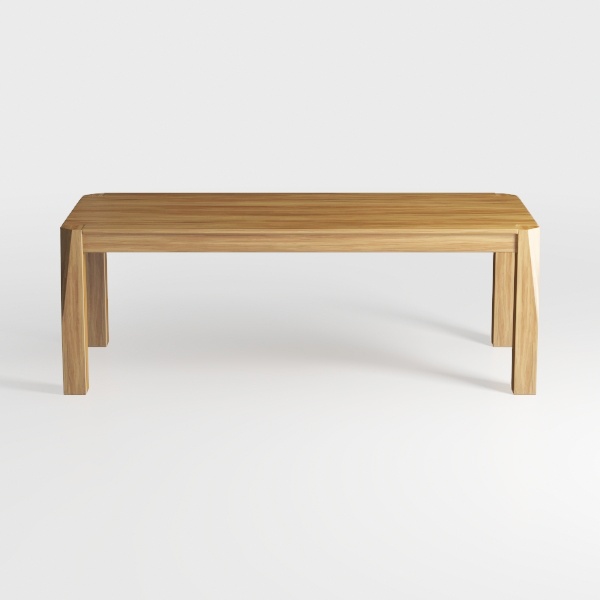 CraftThink Modern Wood Writing Desk, H-Shape Offic