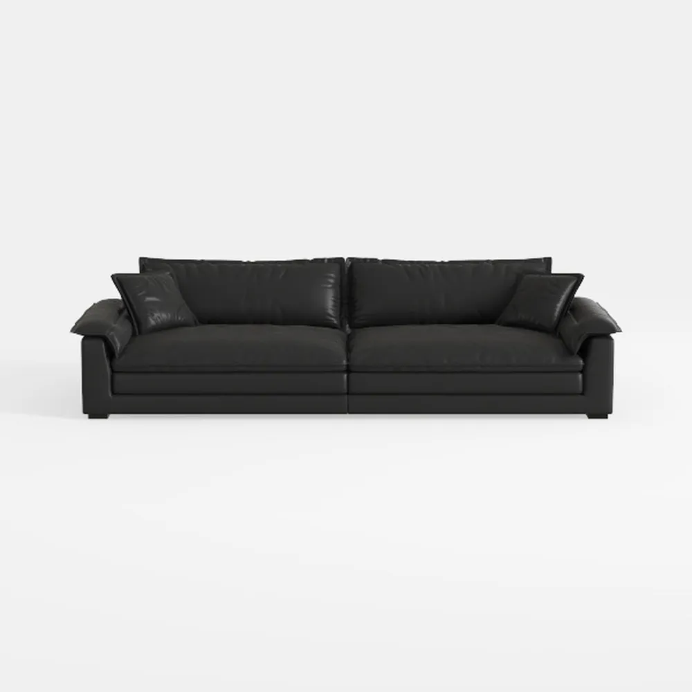 Valencia Nathan Napa Leather Sofa - Three Seats - 
