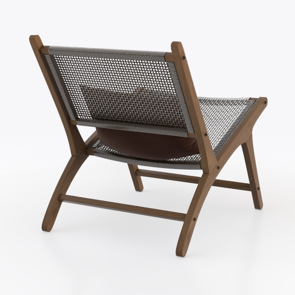 Safavieh Home Luna Natural and White Leather Woven