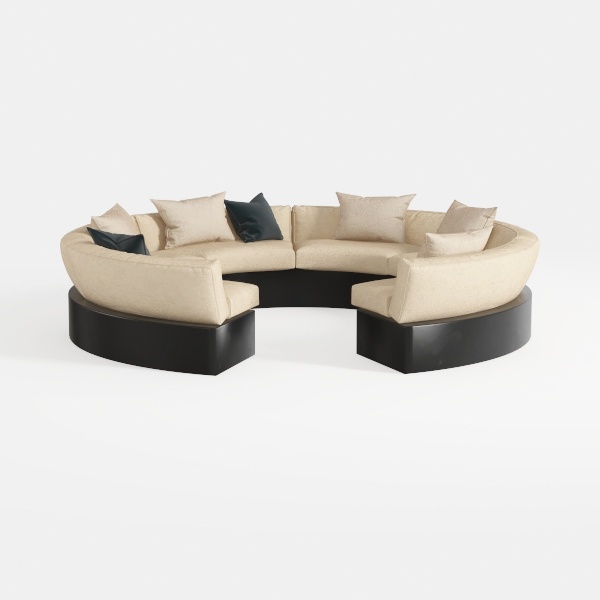 Rattan Daybed Sunbed Outdoor with Retractable