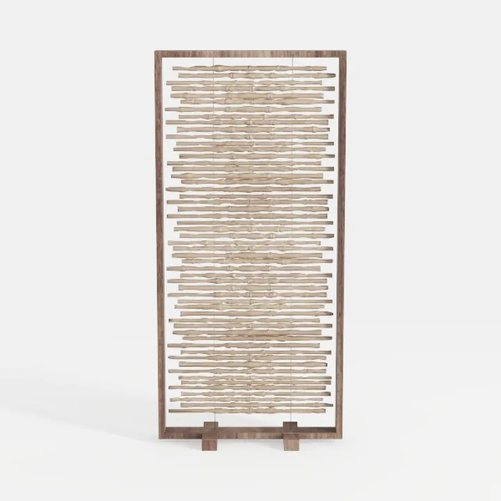 Kokorona Cordless Sheer Bamboo Roman Shades