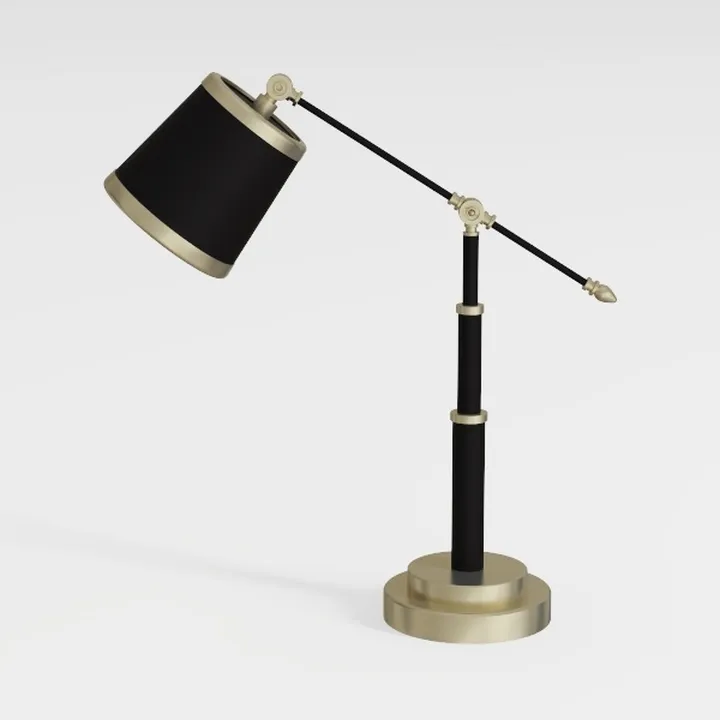 Desk Lamp - Heavy Duty Metal Task Light, USB-C