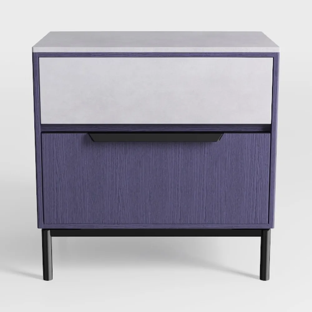 Bedside Table, Modern Bedroom, Multi-Layer Storage