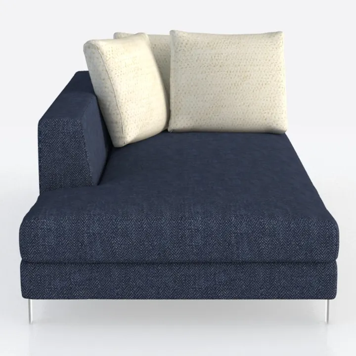 55 Inch Chaise Lounge Chair Indoor, Oversized Cord