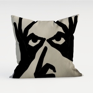 never look back flipped Throw Pillow