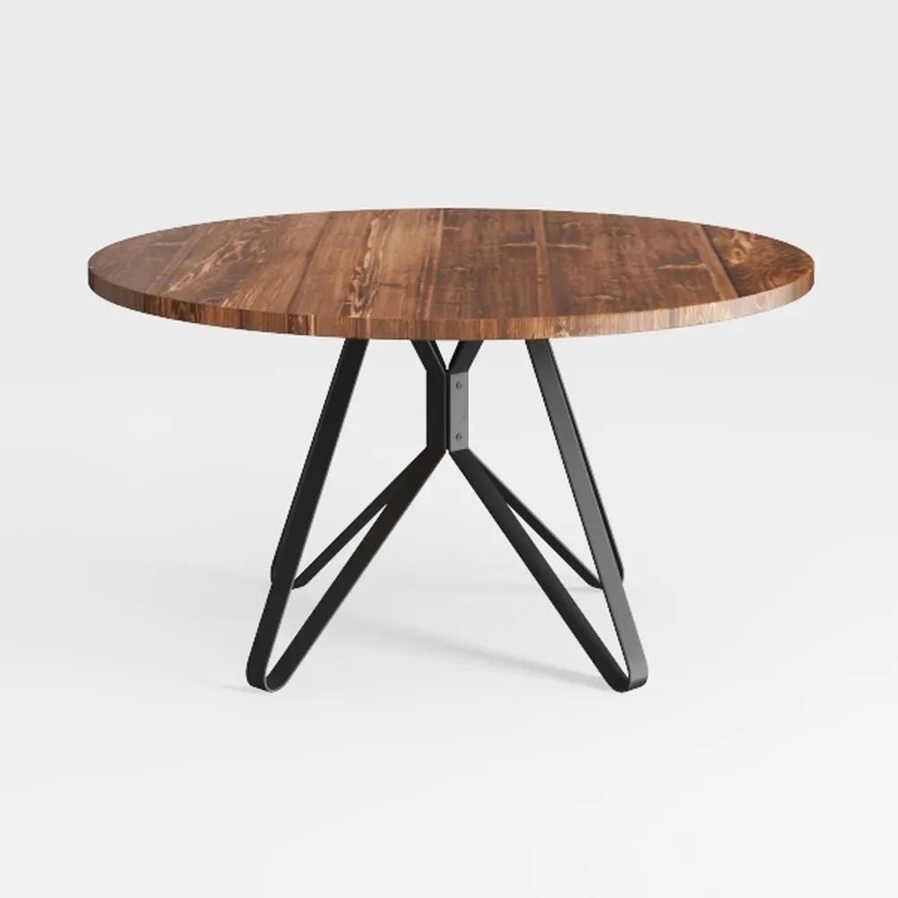 Round Dining Table Set for 4, Kitchen Table and