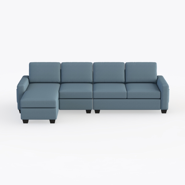 Best Choice Products Upholstered Sectional Sofa