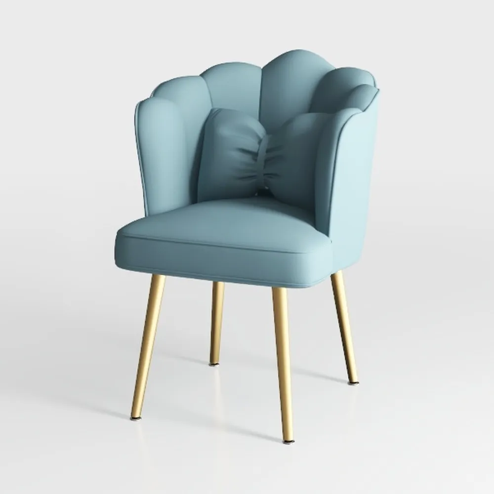 Nrizc Velvet Dining Chairs Set of 4, Tufted