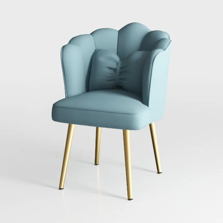 Nrizc Velvet Dining Chairs Set of 4, Tufted