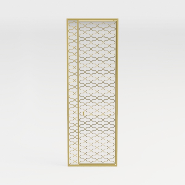 Frameless Fixed Shower Screen 36&quot; W × 78&quot; H,