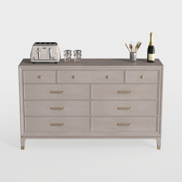 T4TREAM Farmhouse 7 Drawers Dresser for Bedroom,