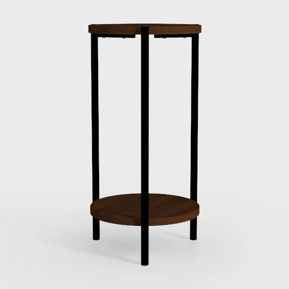 Canarm Birkett Round Metal Side Table, 15.75"