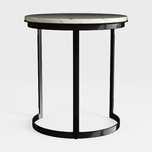 LITTLE TREE End Table Half Round, 2PCS, 1-Tier
