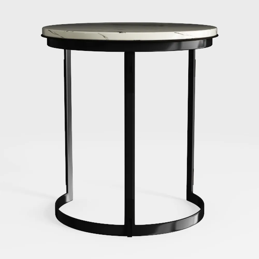 LITTLE TREE End Table Half Round, 2PCS, 1-Tier