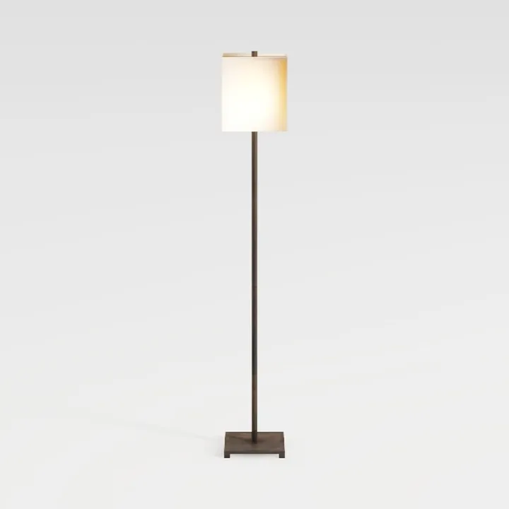 Minimalist Metal Fabric Floor Lamp 3D Model